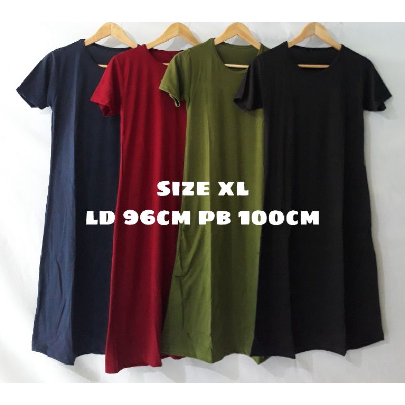 DASTER  DRESS KAOS XL DEWASA