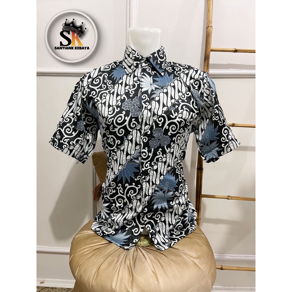 Kemeja Batik Pria Lengan Pendek Batik Kondangan Pria Baju Pesta Pria By Santiank Kebaya