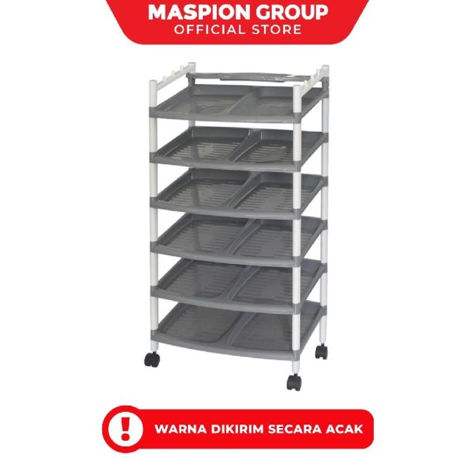 New Maspion Rak Sepatu Plastik Ziga Susun 6 Nissayho