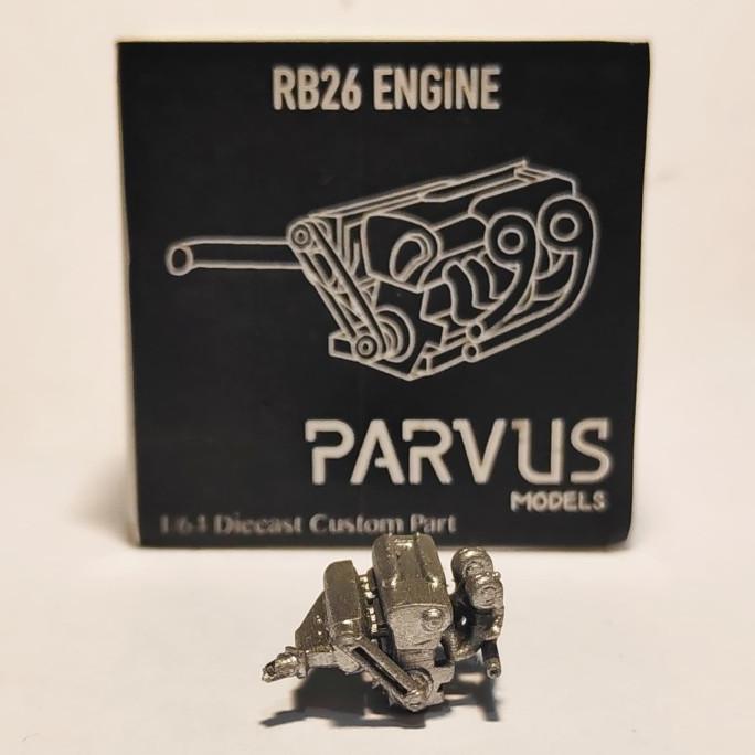 ;&;&;&;&] Parvus Models Nissan RB26 RB26DETT Engine Skala 1 64 Hot Wheels