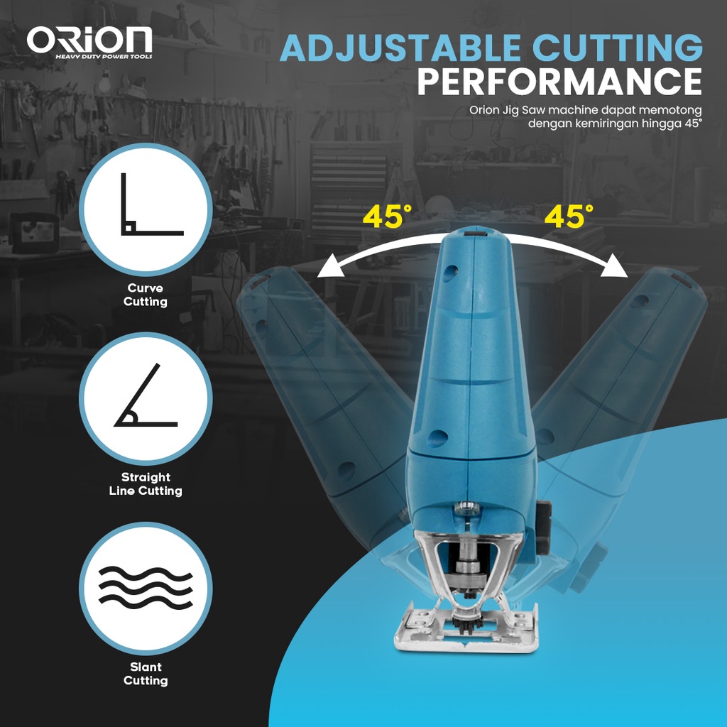 Mesin Gergaji kayu / Jig Saw Machine Orion JS65B