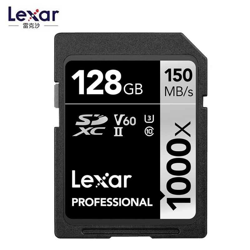 Kartu Memori Kamera DSLR Nikon Canon lexar SD Card 1000X 128GB