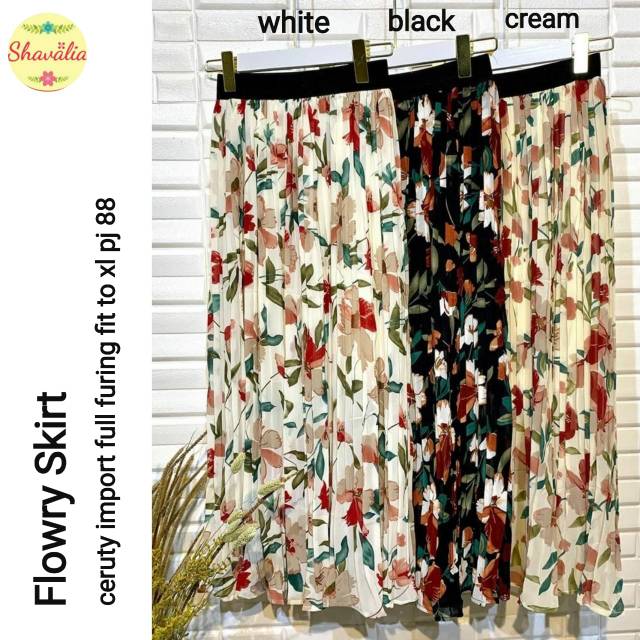 FLOWRY SKIRT