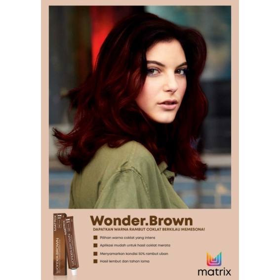 MATRIX Semir Rambut WONDER BROWN 90ML / WONDERBROWN