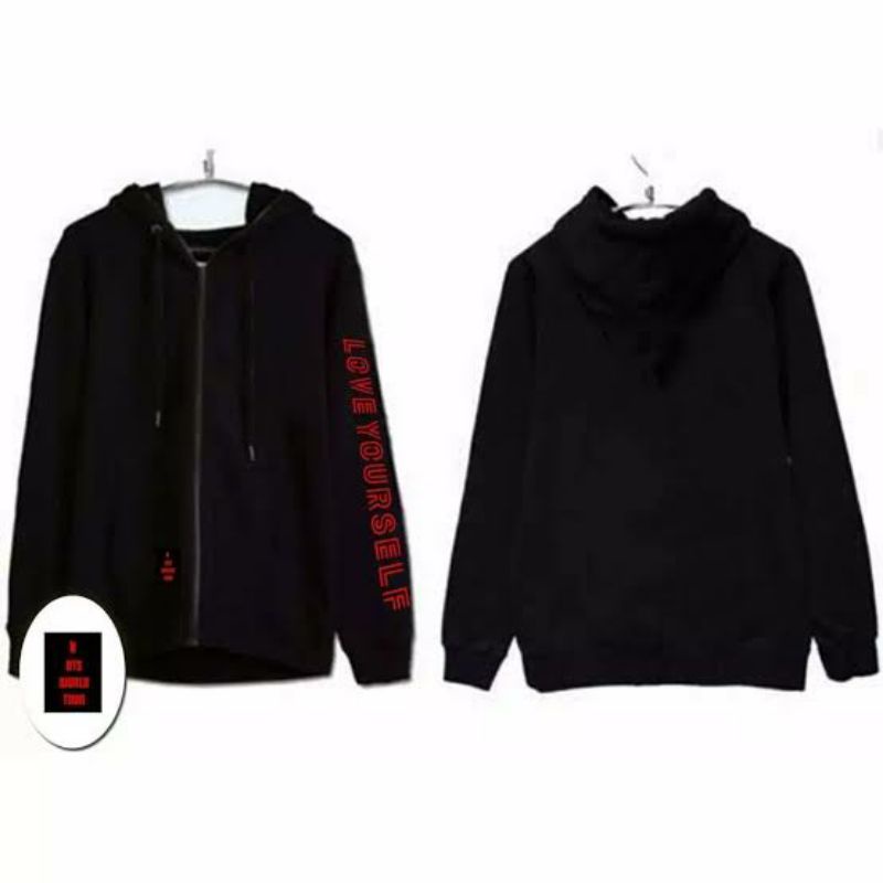 Jaket Zipper BTS LOVE your Self konser