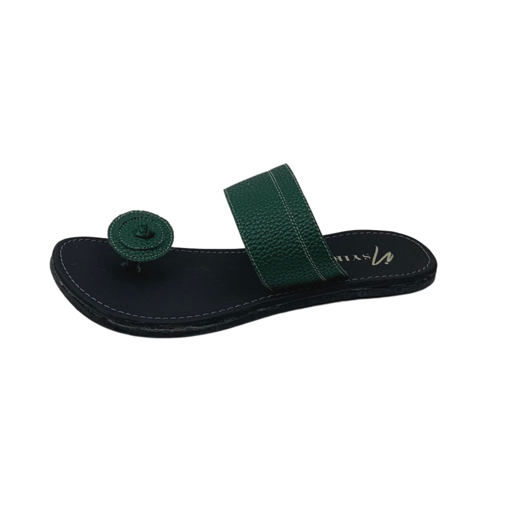 Insyira - Sandal Papirut Wanita Juliana / Sandal Slop Wanita Non Slip Alas Hitam