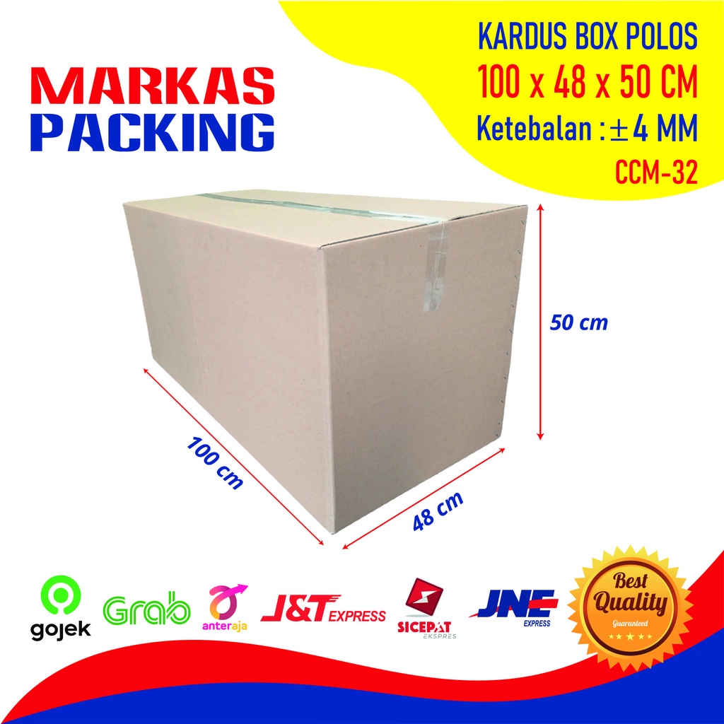 

Kardus Karton Box 100x48x50 CM Kotak Dus Packing Pindahan Jumbo Polos