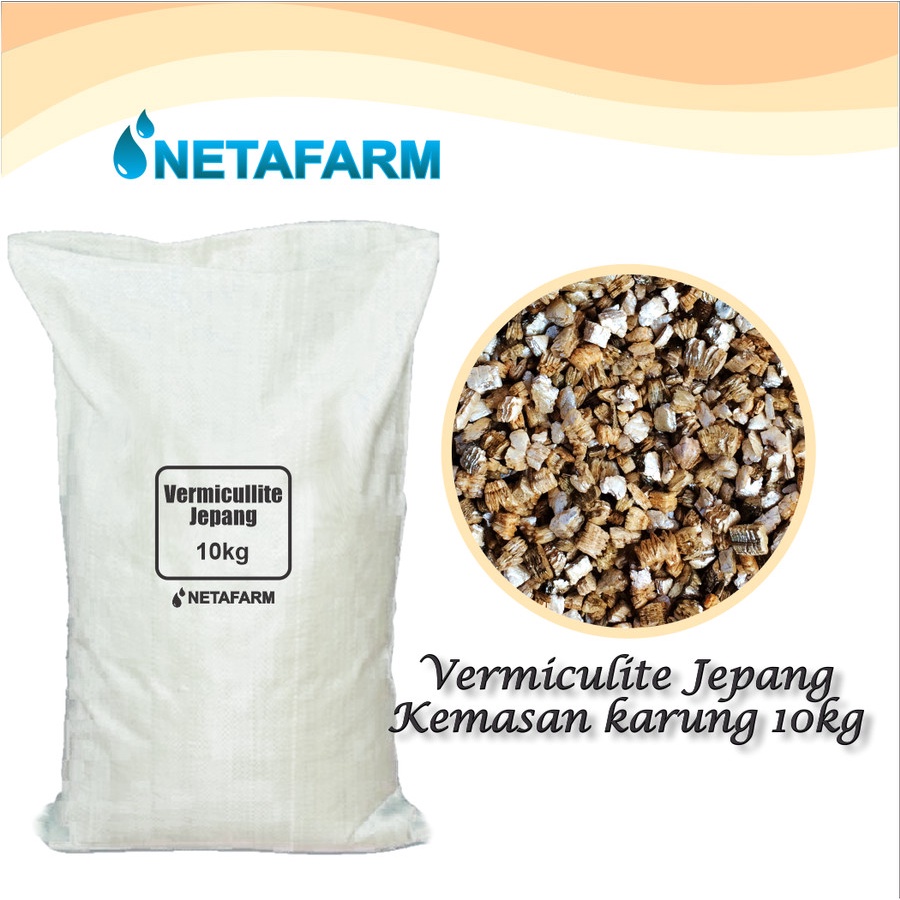 Media Tanam - VERMICULITE JEPANG ( 3 - 8 mm ) - Kemasan Karung 10kg