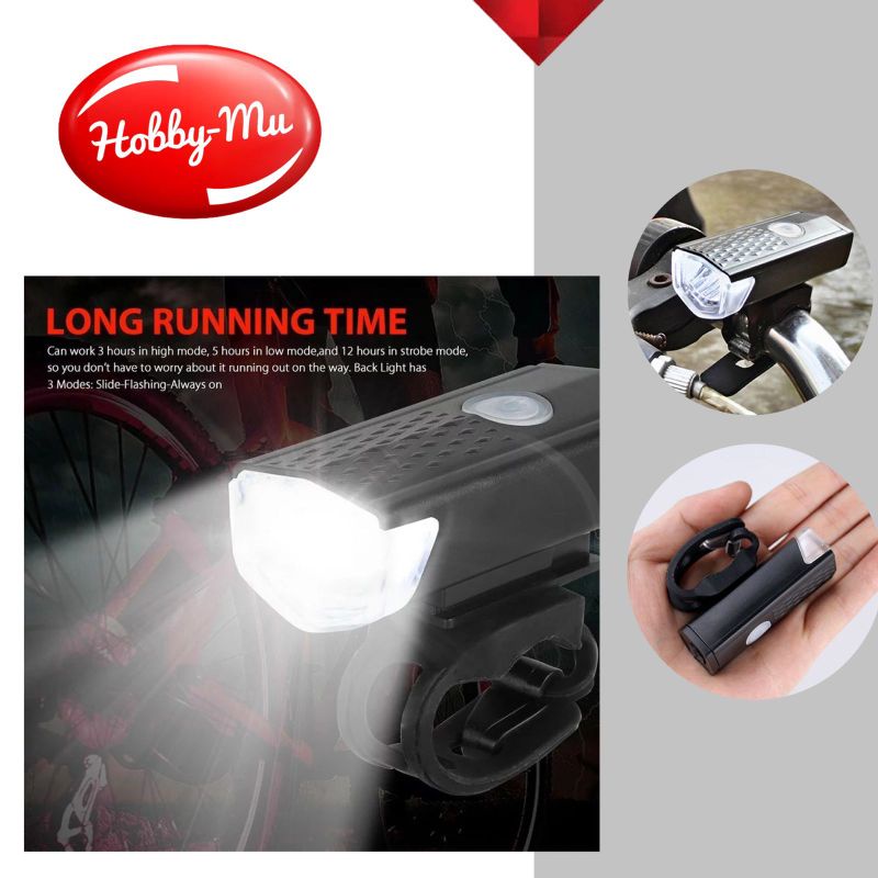 Lampu Depan Sepeda Cree Led 300 Lumen