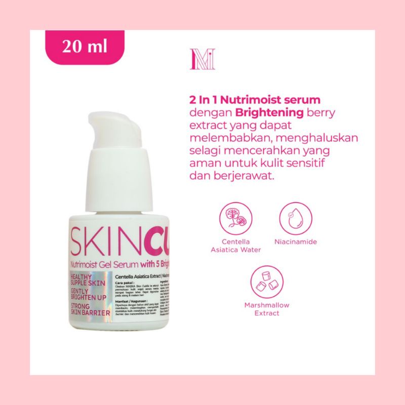 MASKA SKIN CUDDLE SERUM 20ml melembapkan, memperbaiki elastisitas kulit  mencerahkan kulit kusam DISTRIBUTOR RESMI MASKA INDONESIA DIJAMIN ORIGINAL