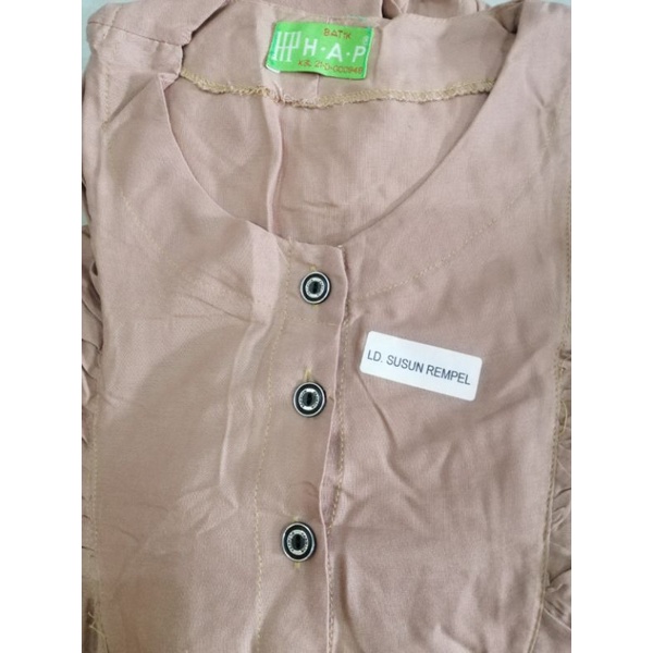 LD Susun Rempel Premium HAP Adem Rayon Busui Friendly