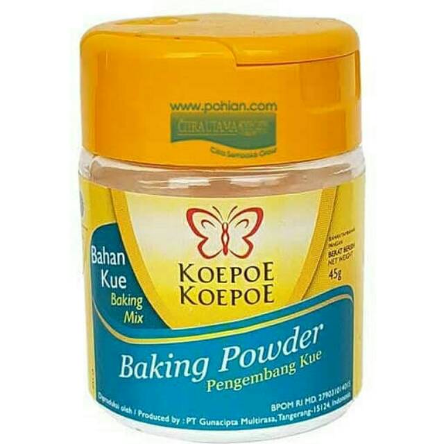 

Koepoe koepoe baking powder