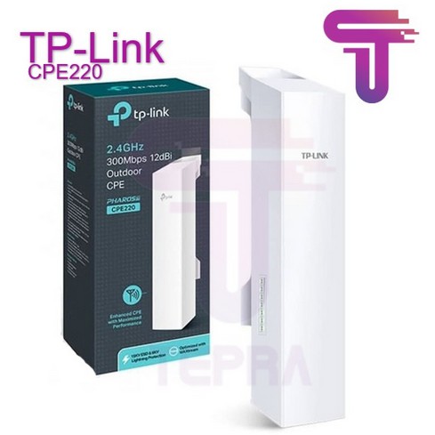 TP-LINK CPE220 2.4GHz 300Mbps 12dBi Outdoor CPE