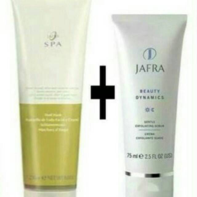 Paket murah jafra mud mask+ jafra exfloating