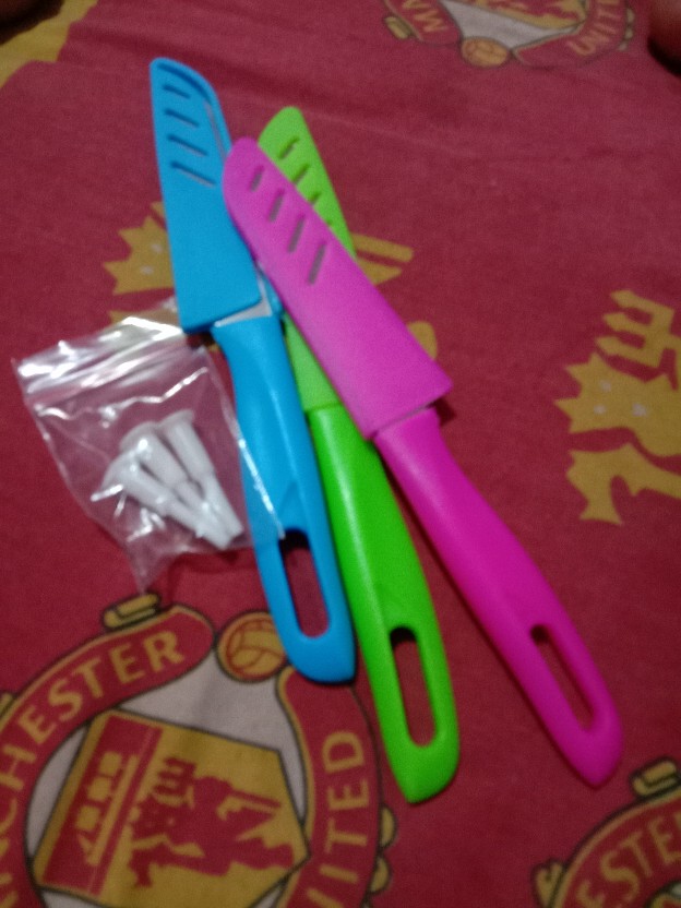 Pisau Dapur Mini Sarung Warna ( Min Order 3 Pcs)