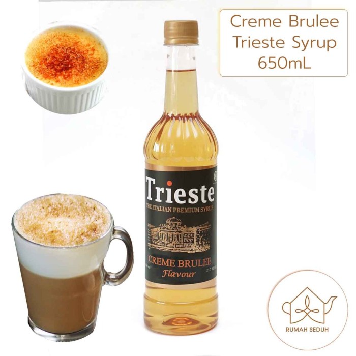 

650mL Sirup Creme Brulee Trieste - Cream Brule Italian Syrup