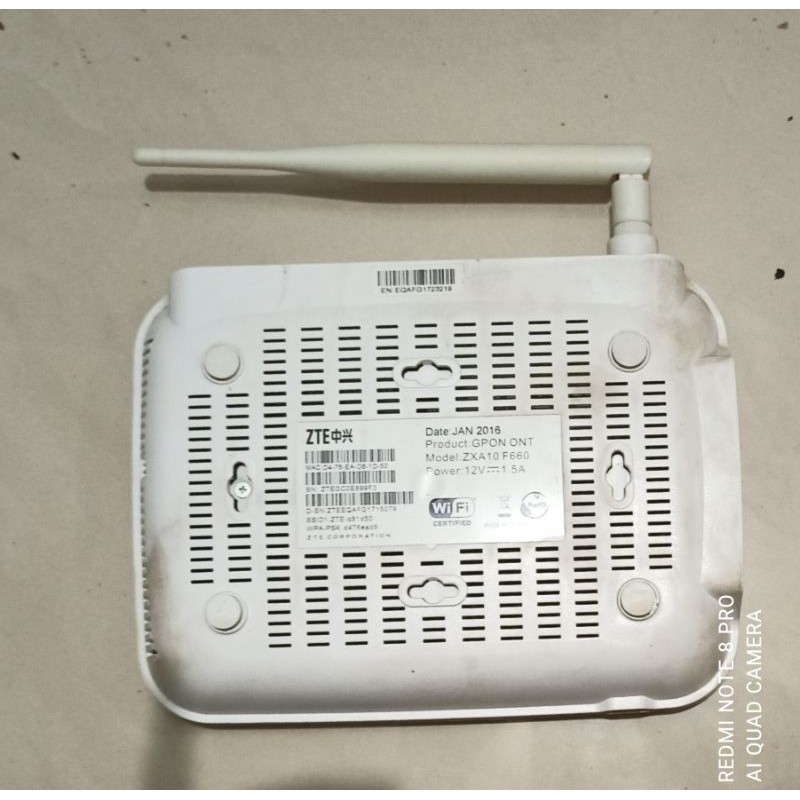router ZTE wireless F660 mulus