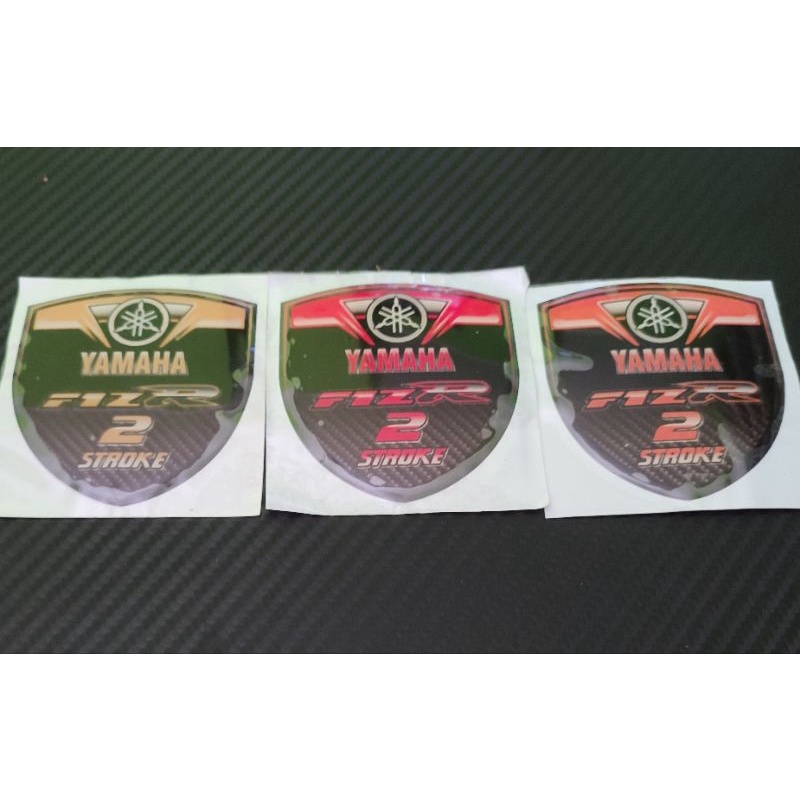 EMBLEM TIMBUL LOGO YAMAHA FIZR FIZ R MOTOR