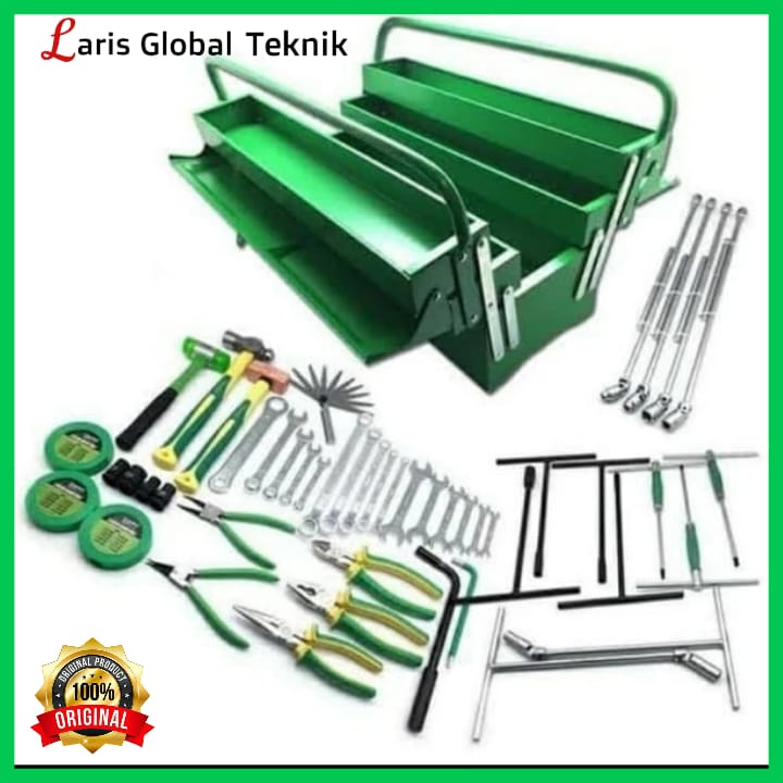 TEKIRO MECHANIC TOOL SET 50 Mekanik Honda Metal Box