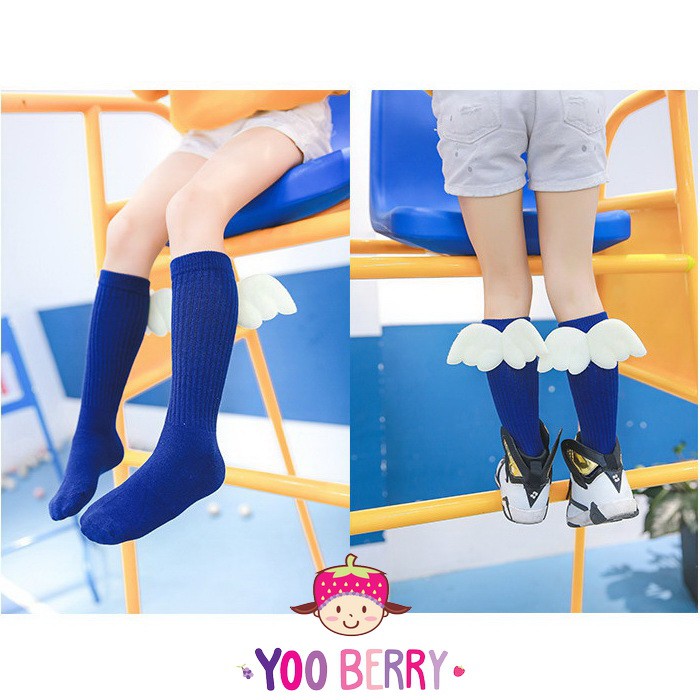 YooBerry Kaos Kaki Bayi &amp; Anak 3D Blue Angel with Wings Berry Mart