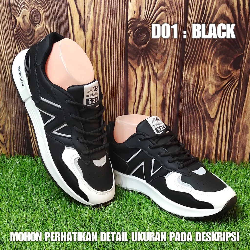 Sepatu Sneakers Cowok Import Keren Kekinian D01 SPTSP