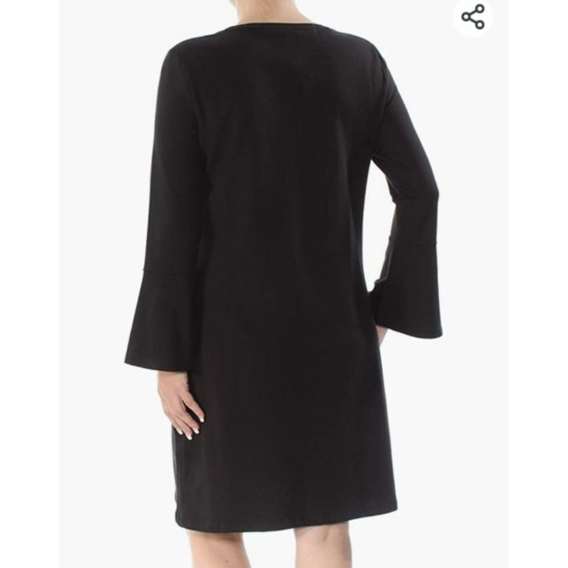 Tommy Hilfiger logo bordir bellsleeve dress