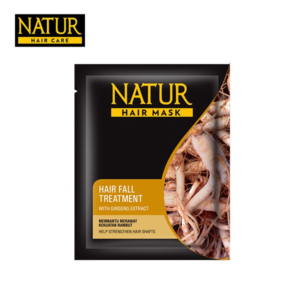 Simple Hair Fall Series l Paket Rambut Rontok-5 Hair Mask Ginseng