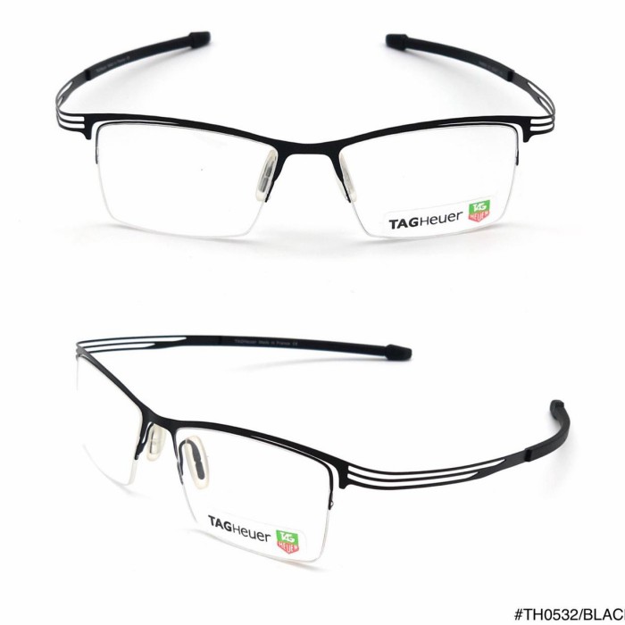 frame kacamata minus anti radiasi pria titanium tag heuer reflex