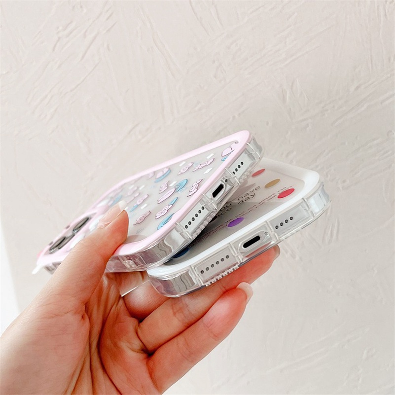 Soft Case Pelindung Lensa Kamera Bumper Bening Tahan Banting Untuk iPhone 14 13 12 11 Pro Max X Xr Xs Max 7 8 6 6s Plus SE 2020