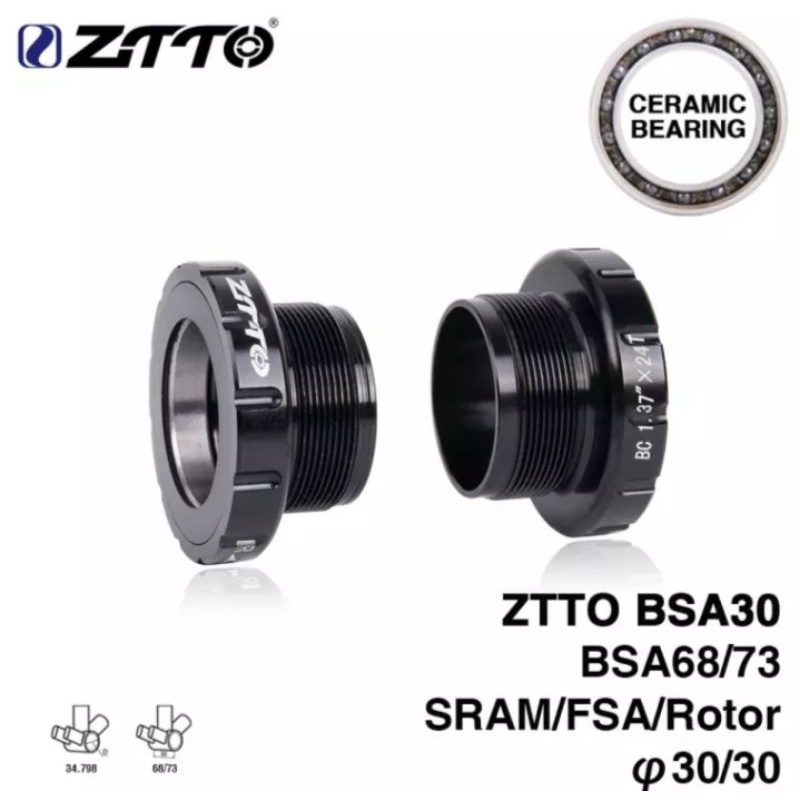 BB 30 Bottom Bracket BB30 BSA 30 Ztto Ceramic Keramik Original