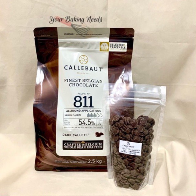 

Callebaut Dark Chocolate Couverture 54,5% 100 gr