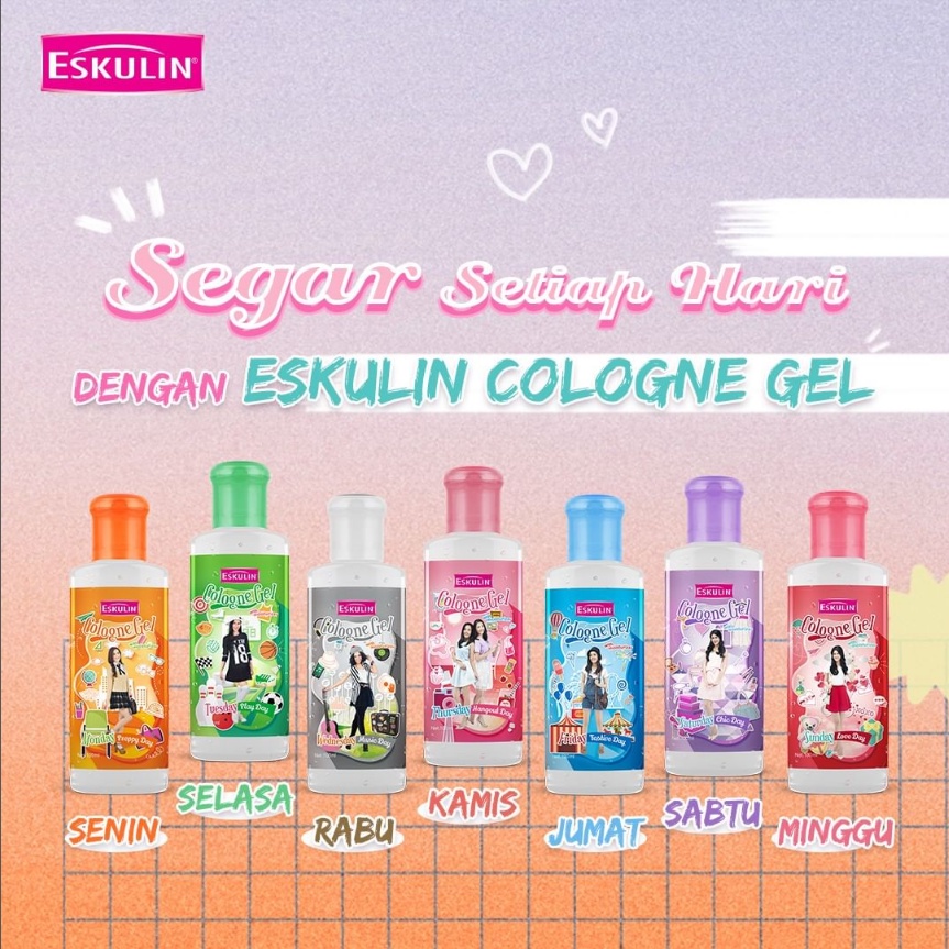 Eskulin Cologne Gel 100 ml [BESAR]