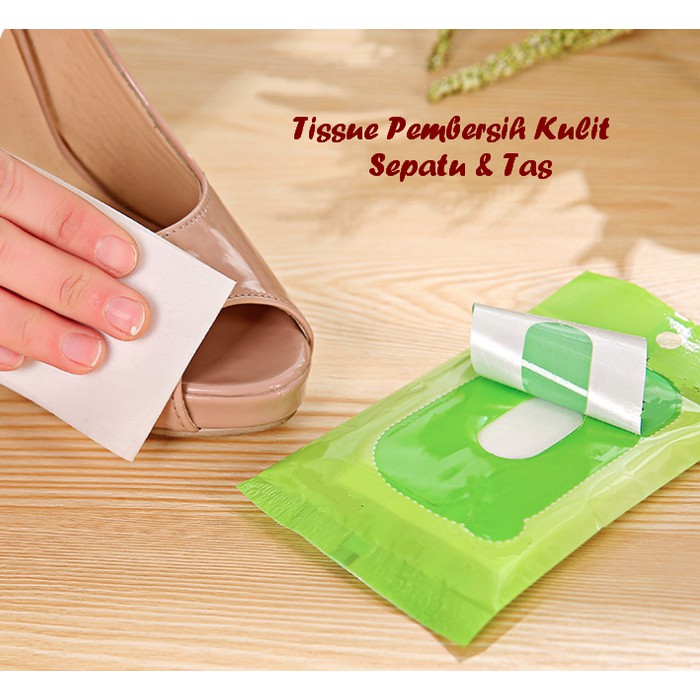 Tissue / Tisu Magic Pembersih Kulit Sepatu / Sandal / Tas / Dompet dll