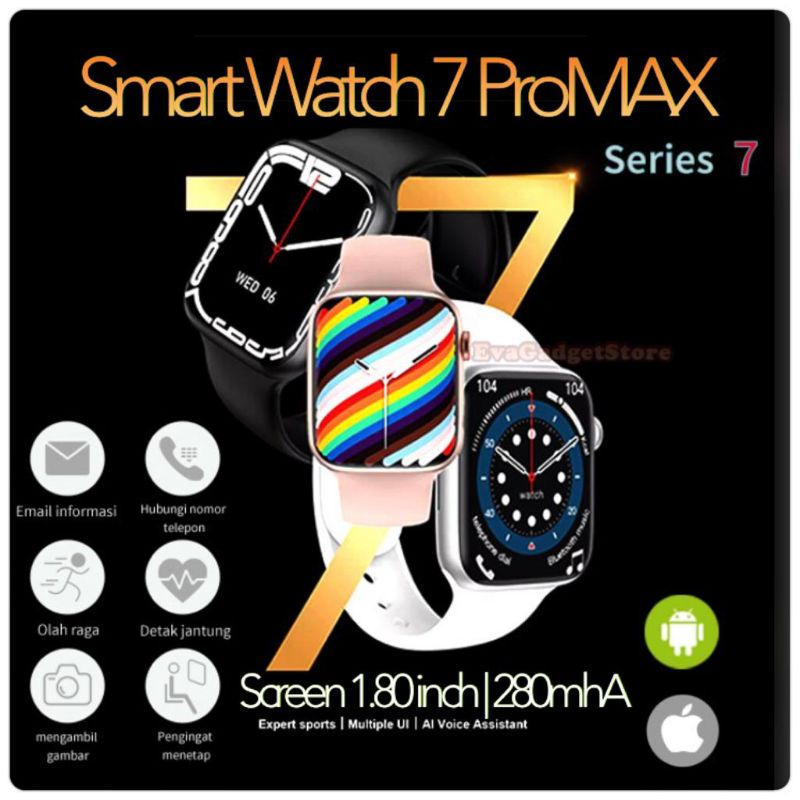 IWO 7 PRO MAX 45MM 1.80 inch Series 7 Smartwatch