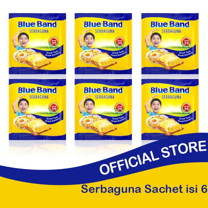 

Blue Band Serbaguna Margarine Sachet 200gr isi 6