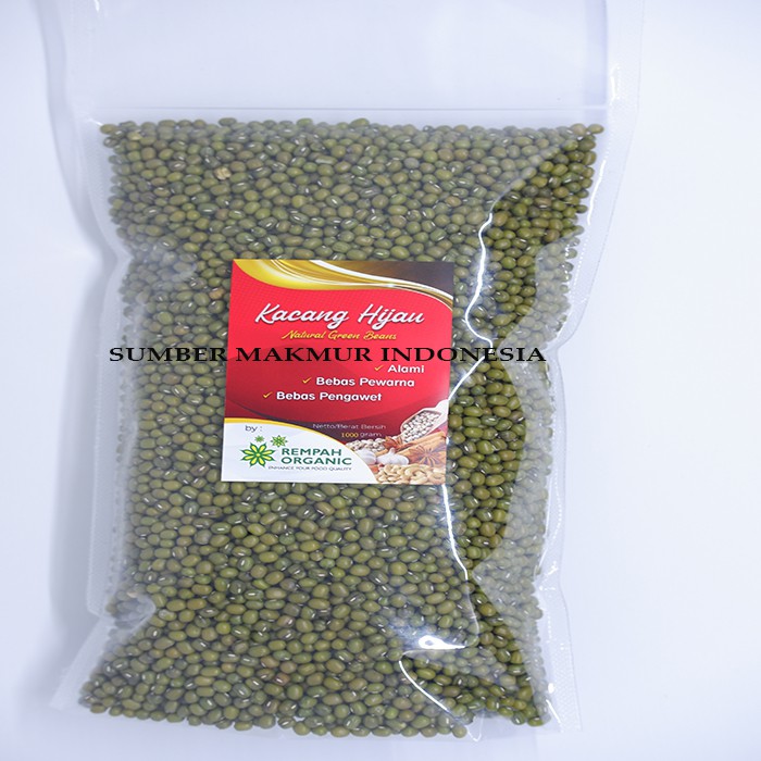 KACANG HIJAU CAP REMPAH ORGANIC 1000 GRAM / 1 KG - ECERAN