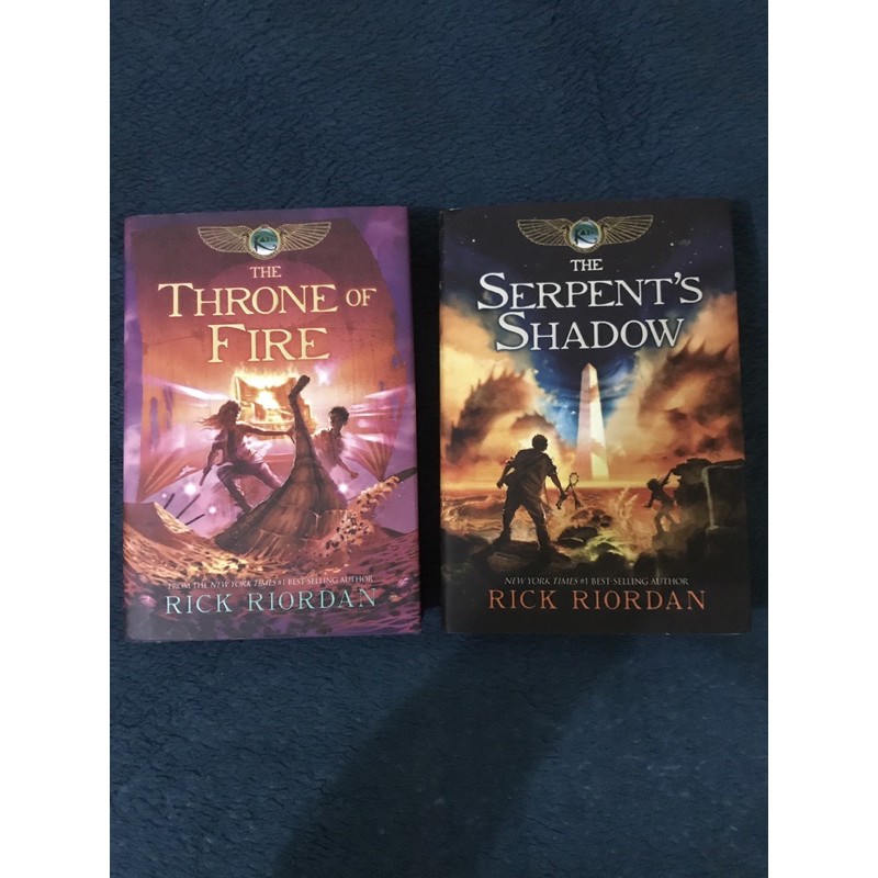 The Throne of Fire & Serpent‘s Shadow English, HARDCOVER