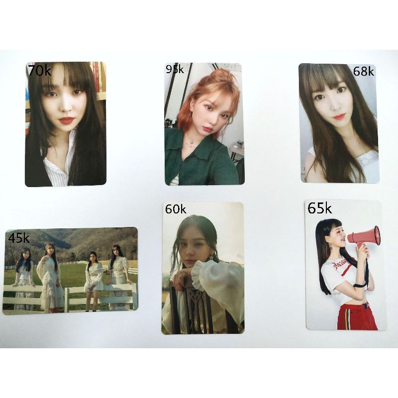 Gfriend Photocard || Labyrinth Rainbow Sunny Summer Time For Us Yuju Eunha Yerin Umji