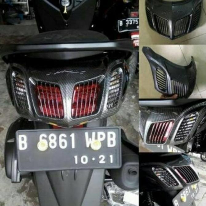 cover stoplamp nmax carbon belakang nemo asli gudangvariasi99 Berkualitas