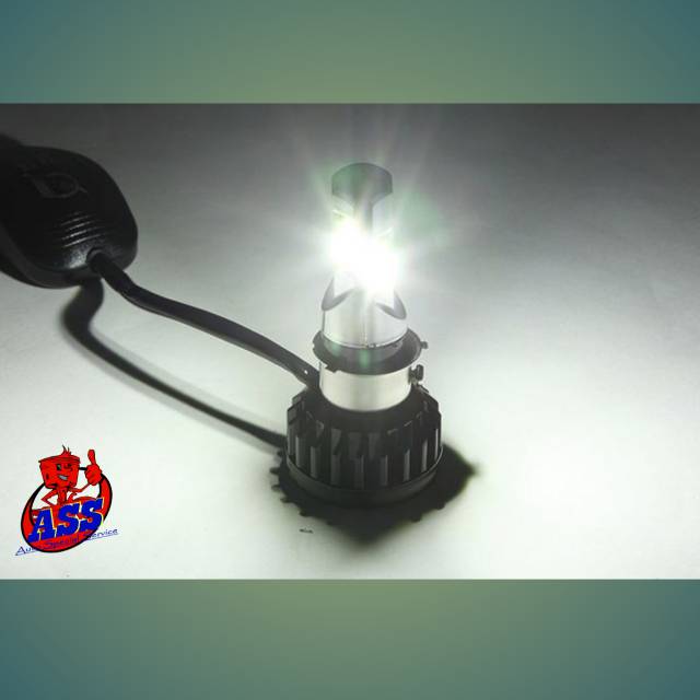 LAMPU LED MOTOR RTD M02E 35W 6 SISI PUTIH TERANG HEMAT DAYA 3500 LUMENS LED RTD LAMPU LED PALING TERANG UNIVERSAL SOKET H6 H4-2