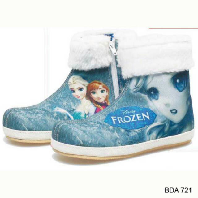 Sepatu Boots Anak Cewek Frozen BSM SOGA BDA 760