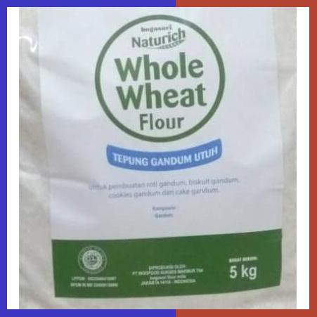 

Naturich Tepung Gandum Utuh 5 Kg Whole Wheat Flour Bori