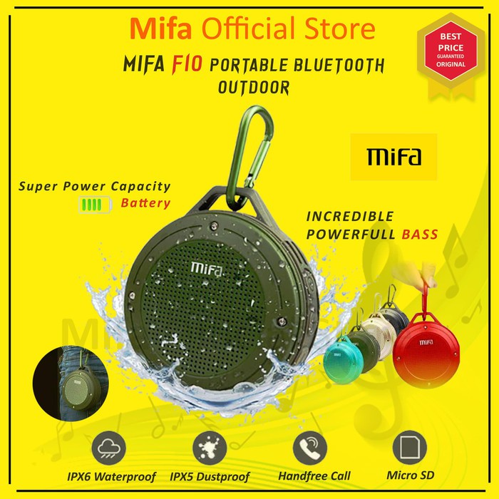 Speaker Xiaomi MiFa F10 Portable Bluetooth Outdoor Army Green Hijau pb