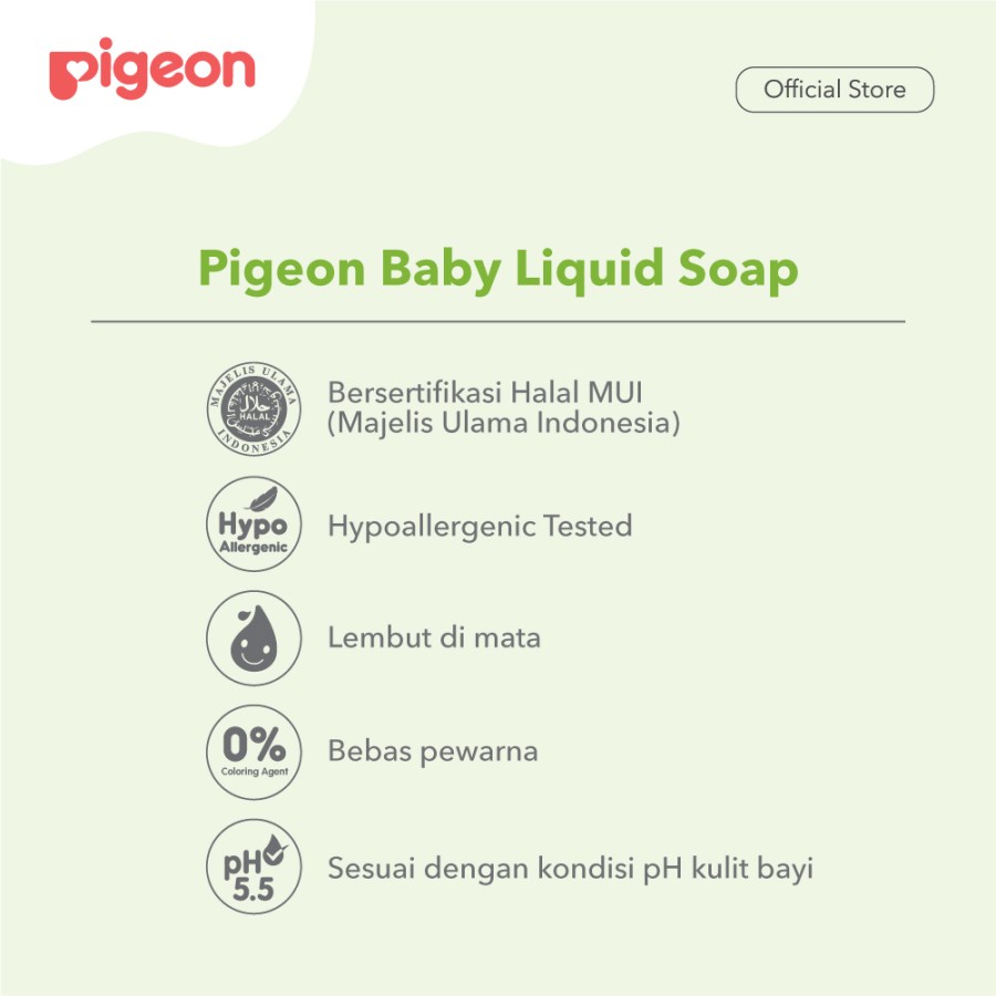 PIGEON Baby Liquid Soap 350Ml Refill