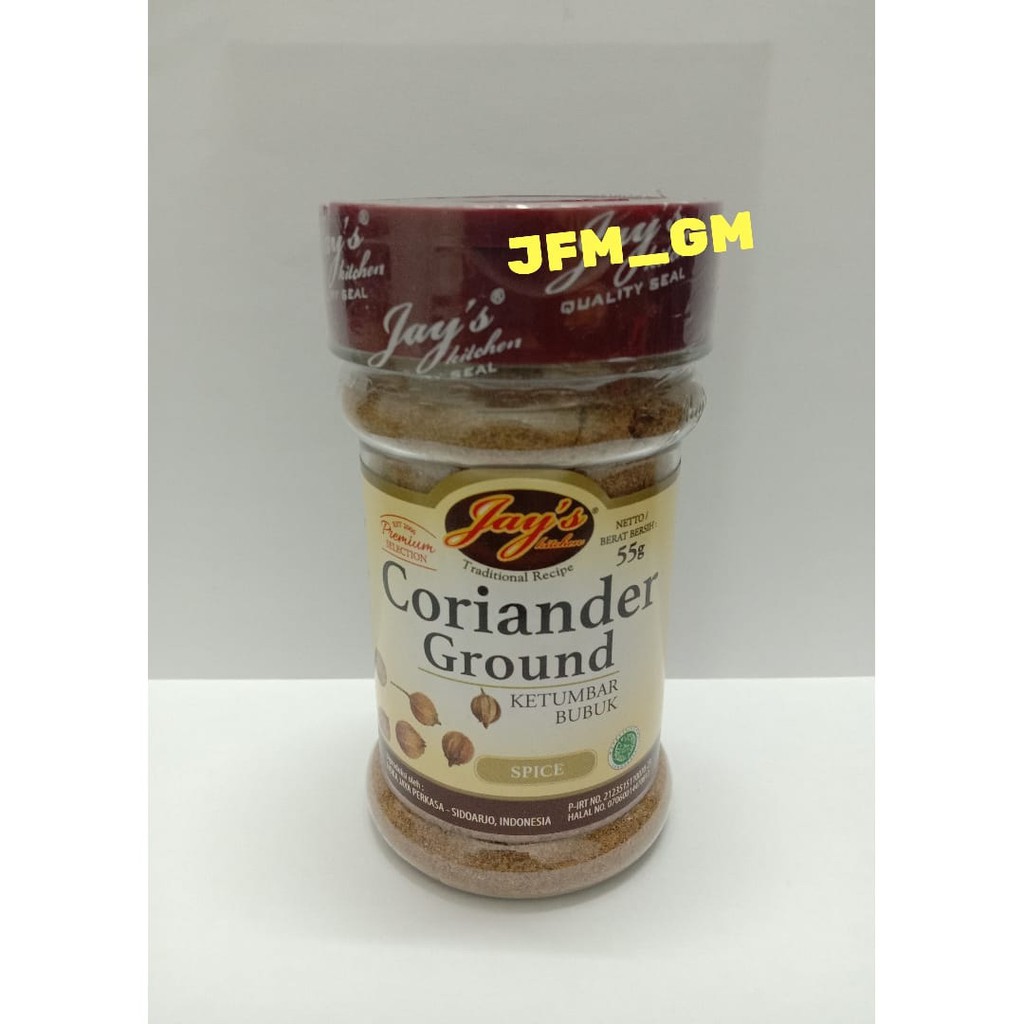 

JAYS CORIANDER GROUND 55GR / KETUMBAR BUBUK / BUMBU INSTAN KRTUMBAR BUBUK