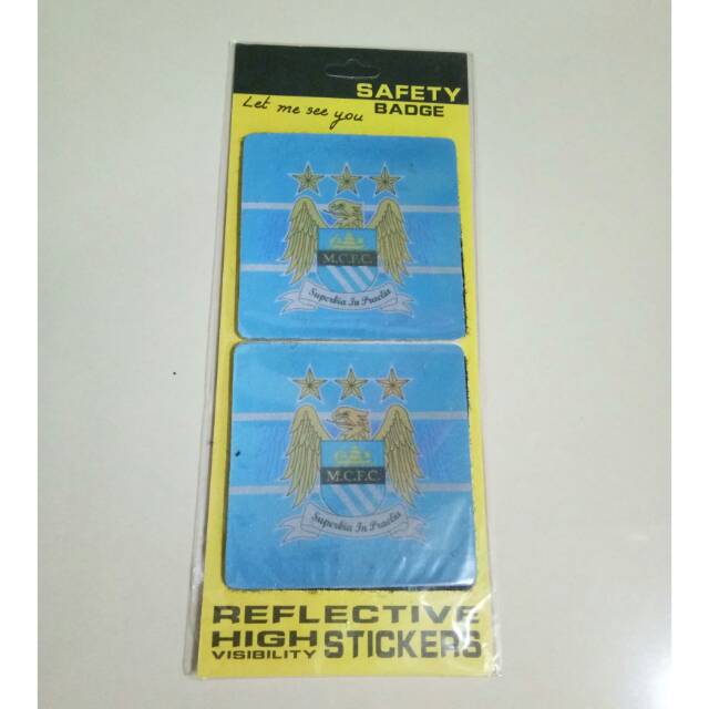 

Sticker safety badge Manchester City