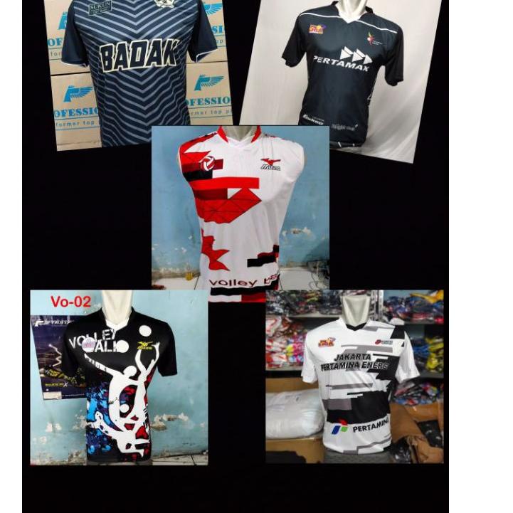 ☋ kaos voli proliga baju voli proliga baju jersey atasan olahraga pria dan wanita ♩