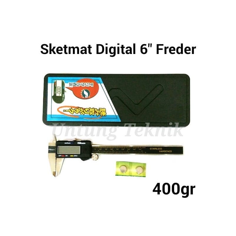 FREDER 150mm Japan Tecnology Digital Calipers - Sketmat - Jangka Sorong
