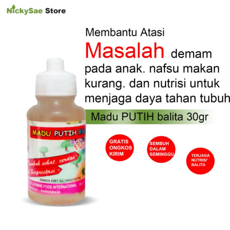 

Madu putih balita 30gr