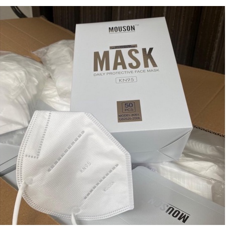 Masker MOUSON KN95 isi 50pcs Masker KN 95 Disposable mouson kn95